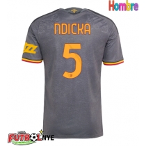 Camiseta AS Roma Evan Ndicka #5 Tercera Equipación 2026-27 manga corta